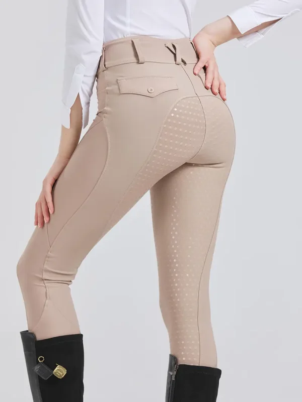 Equestrian Riding Leggings - Apricot (ERL14) - Image 2