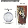 Stainless Steel Horse Tumbler (SSHT2) - Image 2