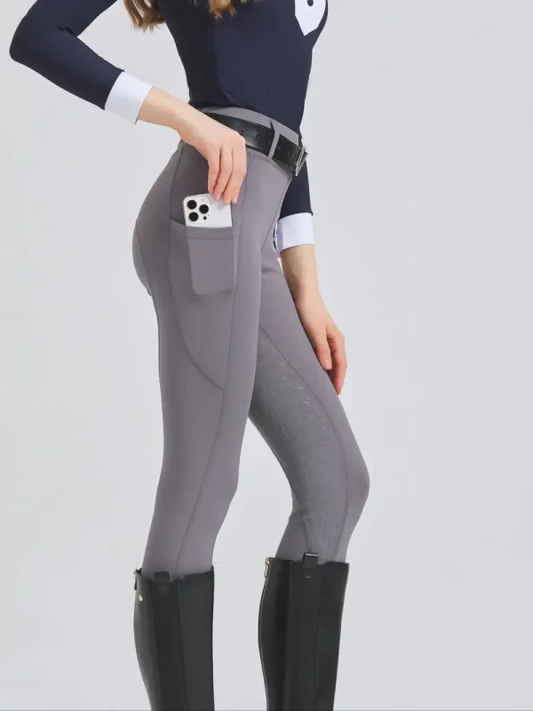 Equestrian Riding Leggings - Grey (ERL15)