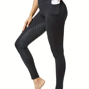 Equestrian Riding Leggings - Black (ERL16)