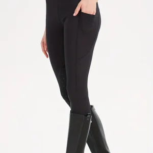 Equestrian Riding Leggings - Black (ERL18)