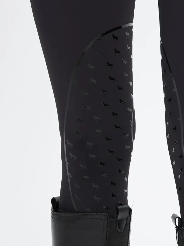 Equestrian Riding Leggings - Black (ERL18) - Image 3