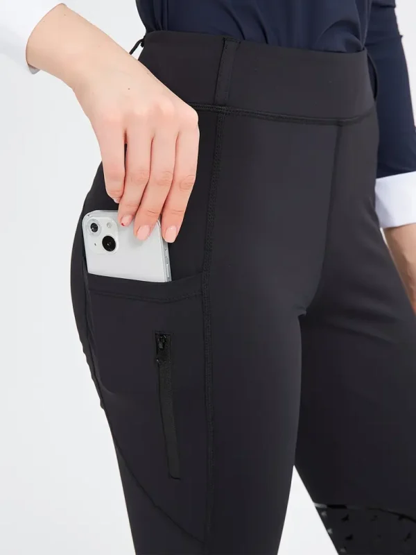 Equestrian Riding Leggings - Black (ERL18) - Image 4