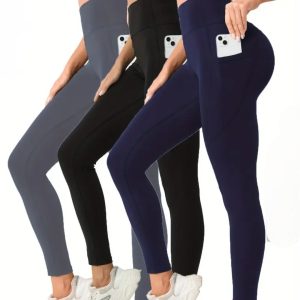 High Waisted Butt Lifting leggings With Pockets (HWL7)