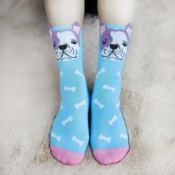 5 Pairs Dog Pattern Socks (DBS10) - Image 5