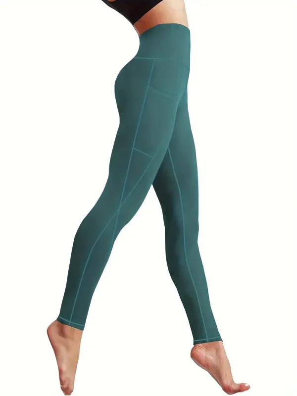 High Waist Leggings with Pockets (HWL4) - Image 4