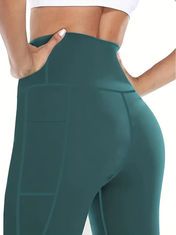 High Waist Leggings with Pockets (HWL4) - Image 3