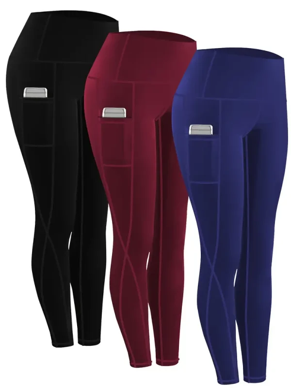 High Waist Leggings with Pockets (HWL4) - Image 5
