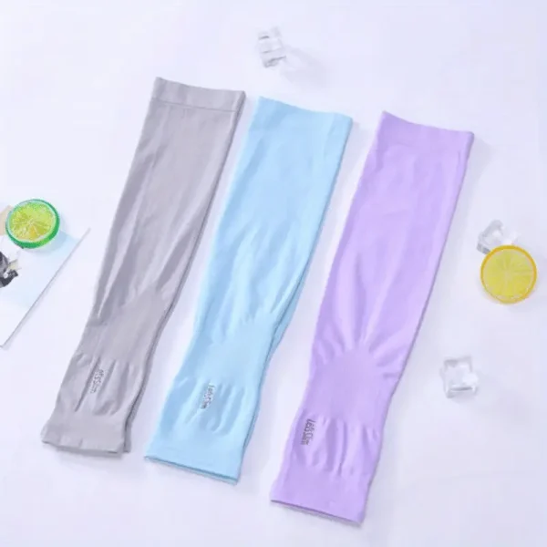 Unisex Cooling Arm Sleeves with Thumb Hole (UCS1) - Image 5
