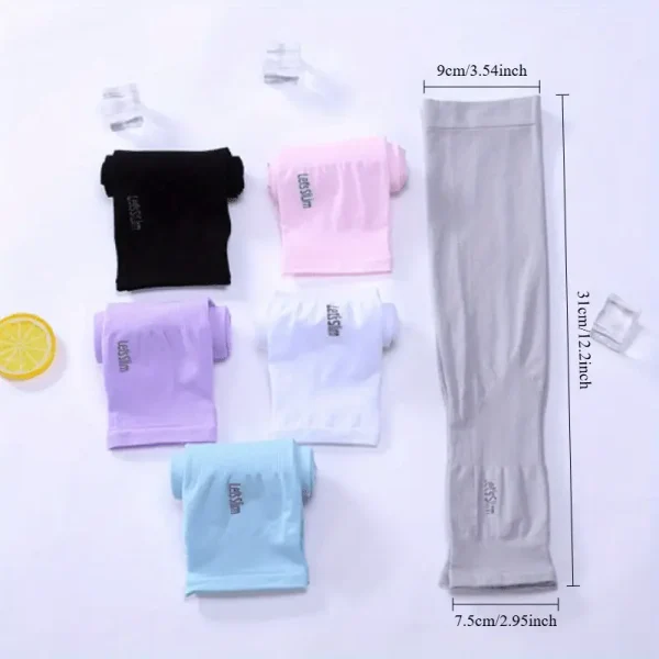 Unisex Cooling Arm Sleeves with Thumb Hole (UCS1) - Image 4