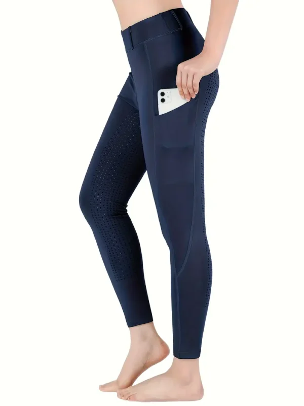 Equestrian Riding Leggings - Navy (ERL20) - Image 3