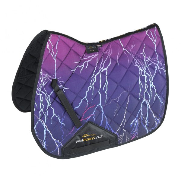 Shires Prestige XC Saddlecloth Purple Lightning (A9.44)