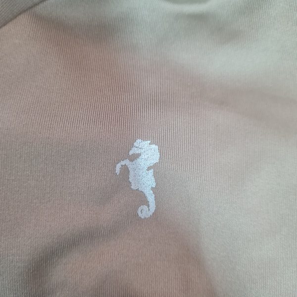Short Sleeve Khaki Diamante Shirt Small (A10.38) - Image 4