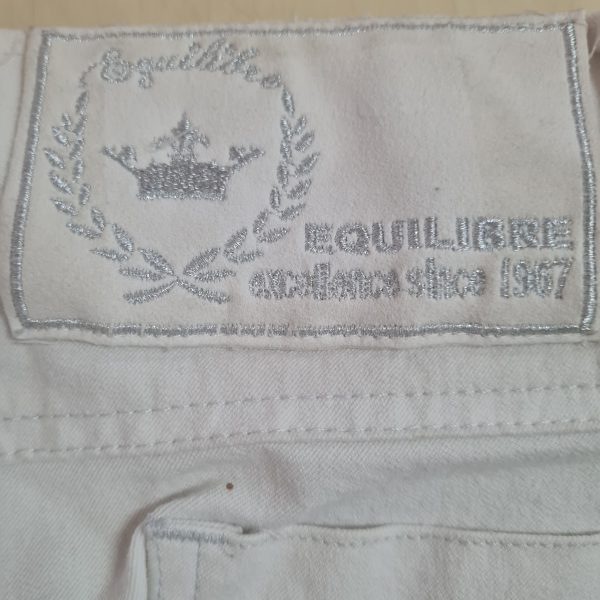 Equilibre White Riding Breeches Small (A10.18) - Image 4