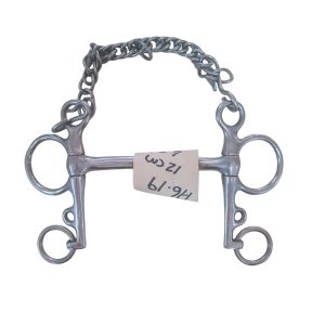 Pelham Mullen Mouth with Curb Chain 4.5" (A6.19)