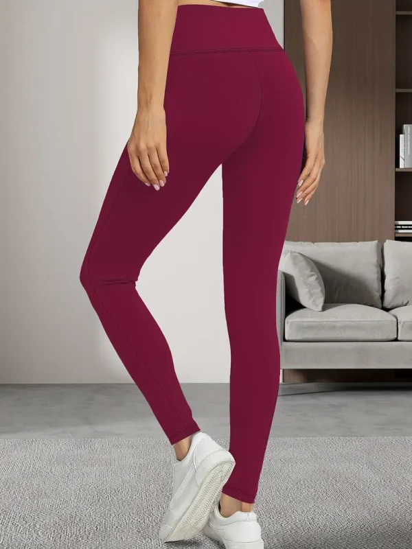 High Waisted Tummy Control Leggings With Pockets (HWL9) - Image 2