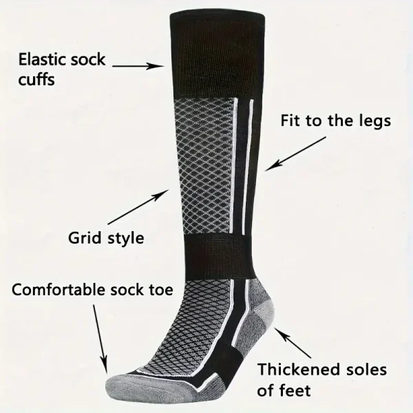 Thick Sole Riding Socks (HRS1) - Image 4