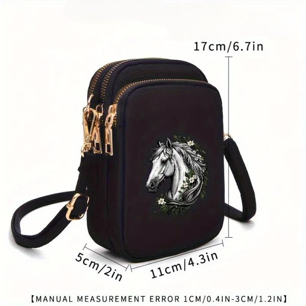 Horse Print Shoulder Bag (HSB11) - Image 6