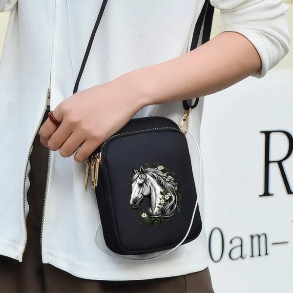Horse Print Shoulder Bag (HSB11) - Image 7