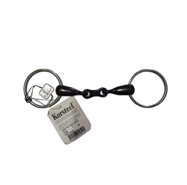Korsteel Sweet Iron French Link Loose Ring Snaffle 5" (A30.2)