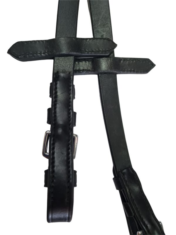 Keiffer Black Flash Bridle with Web Reins WB Size (A30.21) - Image 4