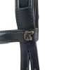 Keiffer Black Cavesson Bridle with Web Reins Pony Size (A30.22) - Image 2