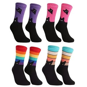 Cat Pattern Socks (CS12)