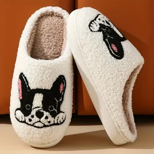 French Bulldog Dog Print Slippers (DPS2)