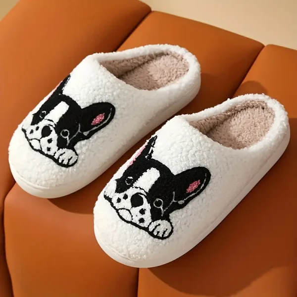 French Bulldog Dog Print Slippers (DPS2) - Image 3