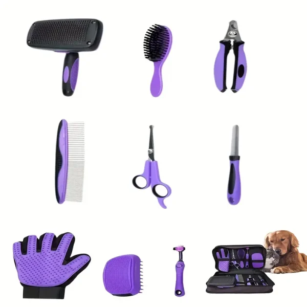 All In One Pet Grooming Set (PGS2) 10pcs