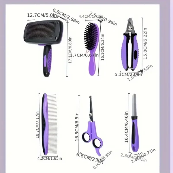 All In One Pet Grooming Set (PGS2) 10pcs - Image 2