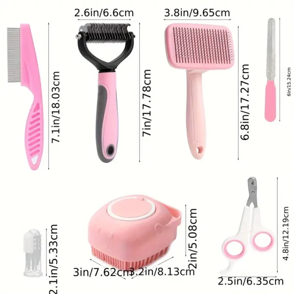 All In One Pet Grooming Set (PGS4) 8pcs - Image 2