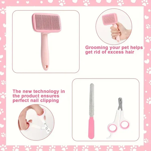 All In One Pet Grooming Set (PGS4) 8pcs - Image 5