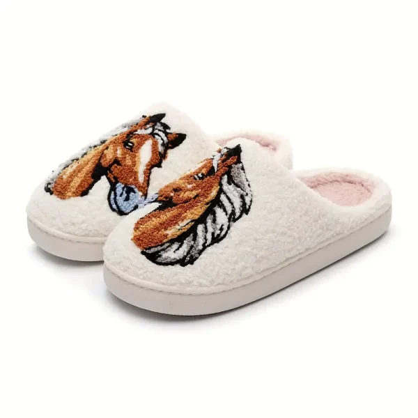Horse Print Slippers (HPS1) - Image 5