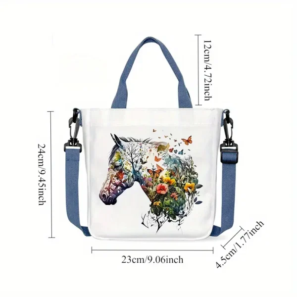 Floral Horse Shoulder Bag (HSB8) - Image 3