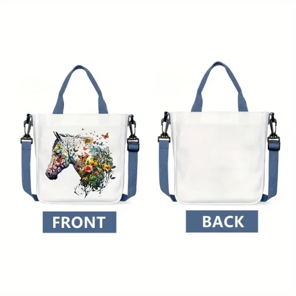 Floral Horse Shoulder Bag (HSB8) - Image 2