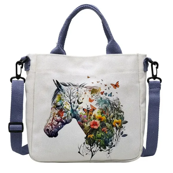 Floral Horse Shoulder Bag (HSB8)