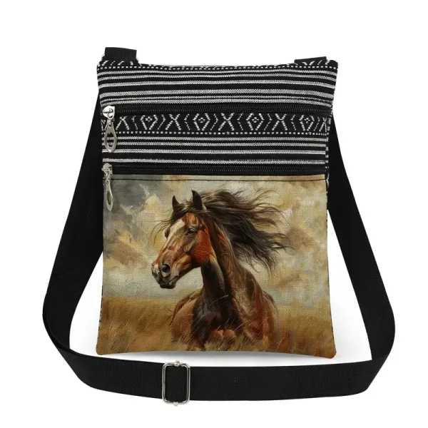 Horse Print Shoulder Bag (HSB12)