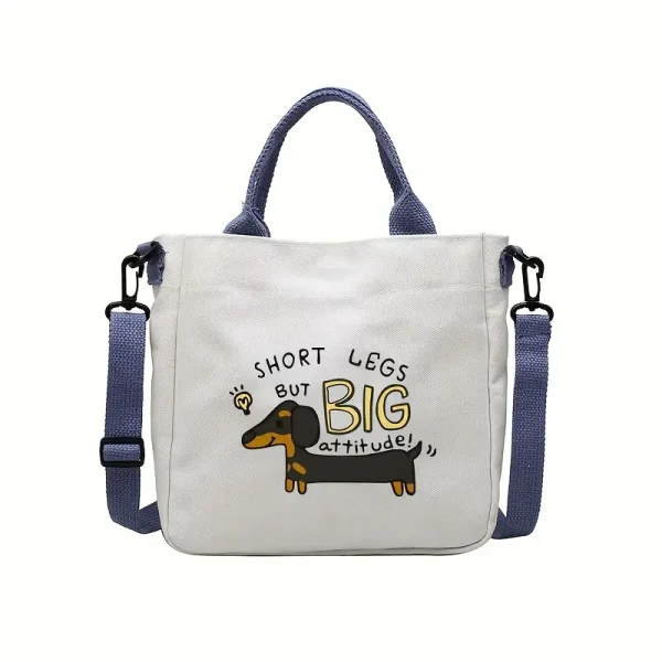 Dachshund Print Shoulder Bag 1 (HSB13)