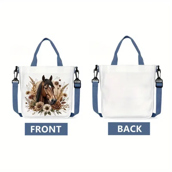 Floral Horse Shoulder Bag 2 (HSB15) - Image 5