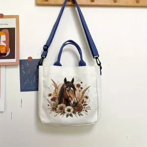 Floral Horse Shoulder Bag 2 (HSB15)