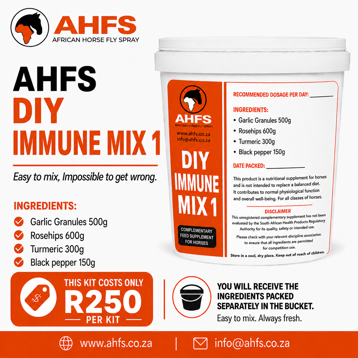 DIY Immune Mix 1 - Weekend Special!