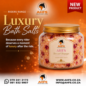 Luxury Bath Salts - Glass Bottle