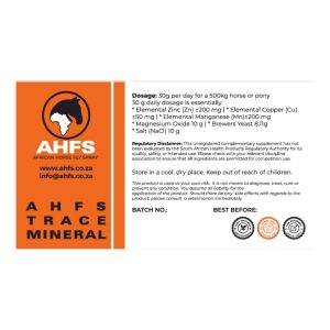 AHFS Trace Mineral Mix