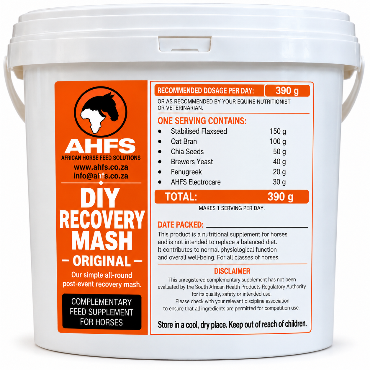 AHFS DIY Recovery Mash – ORIGINAL (simple all round-post event recovery)