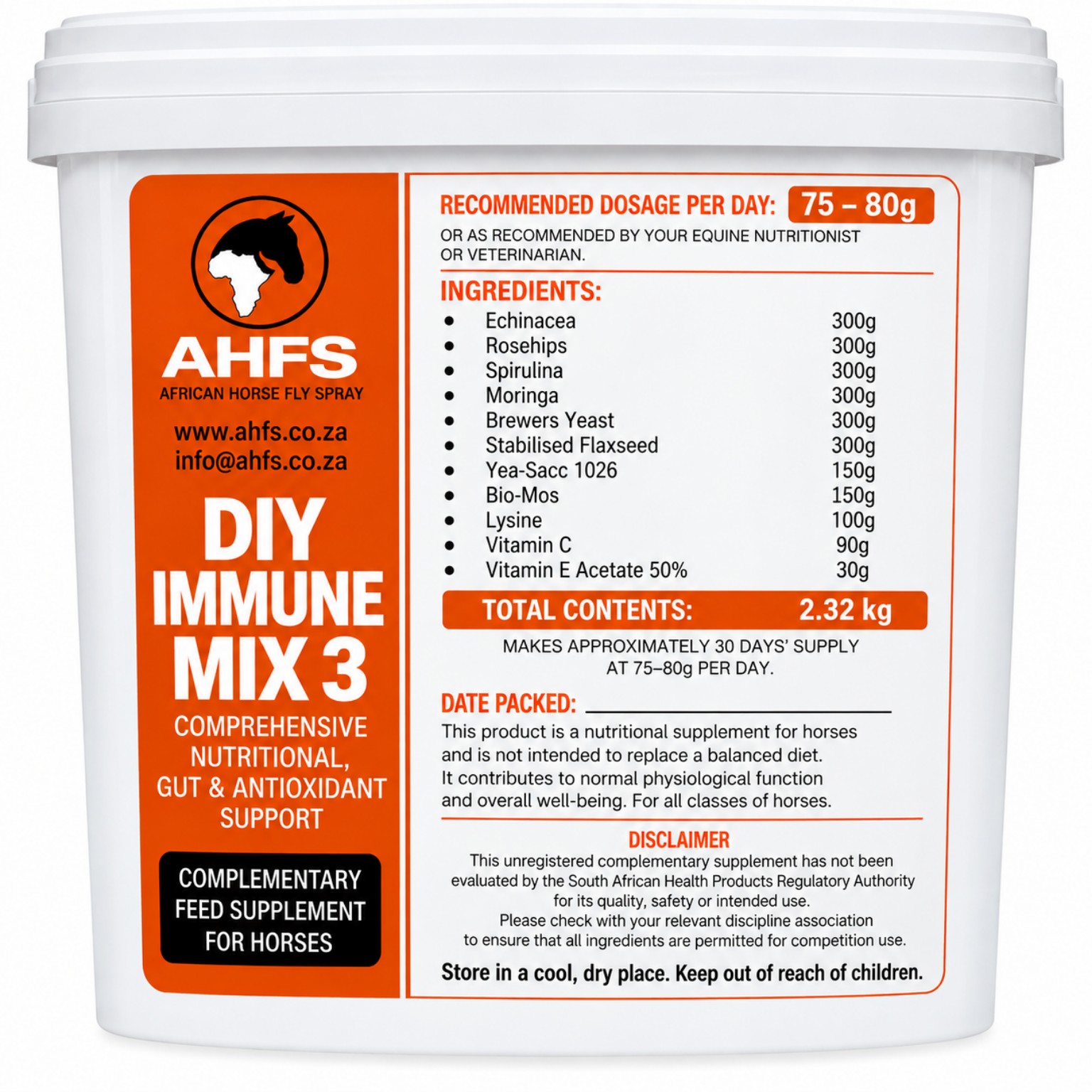 DIY Immune Mix 3 (Comprehensive Support)