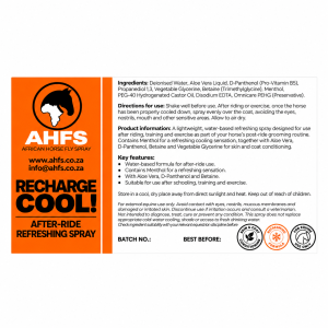 Recharge Cool (After-Ride Spray)